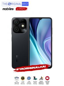 Itel A50 - 4GB RAM - 64GB Storage - PTA Approved - 12 Months Warranty - Black - The Original Bro Mobiles - TOB33